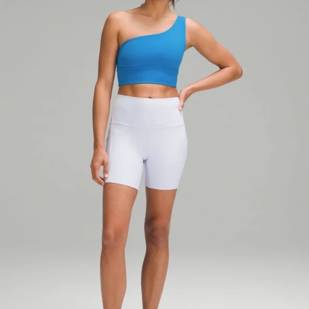 lululemon athletica Blue One-Shoulder Bra